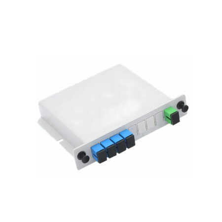 Сплиттер оптоволоконный в корпусе PLC-1×4 SC/АPC