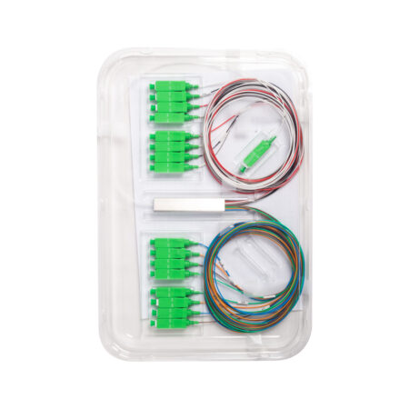 Сплиттер оптоволоконный PLC А-Оптик 1х16 SC/APC 1м SM