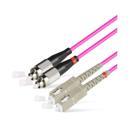 Патч Корд Оптоволоконный SC/UPC-FC/UPC MM OM4 50/125 Duplex 3.0мм 1 м
