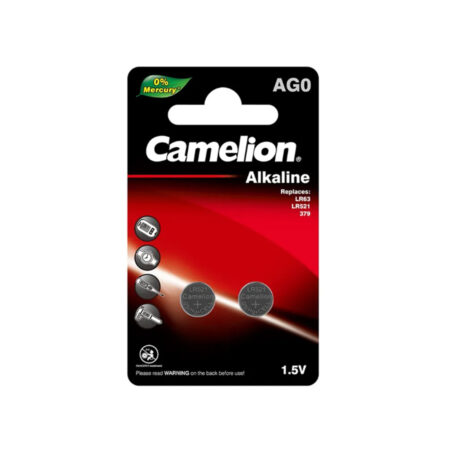 Батарейка CAMELION Alkaline AG0-BP2(0%Hg) 2 шт. в блистере