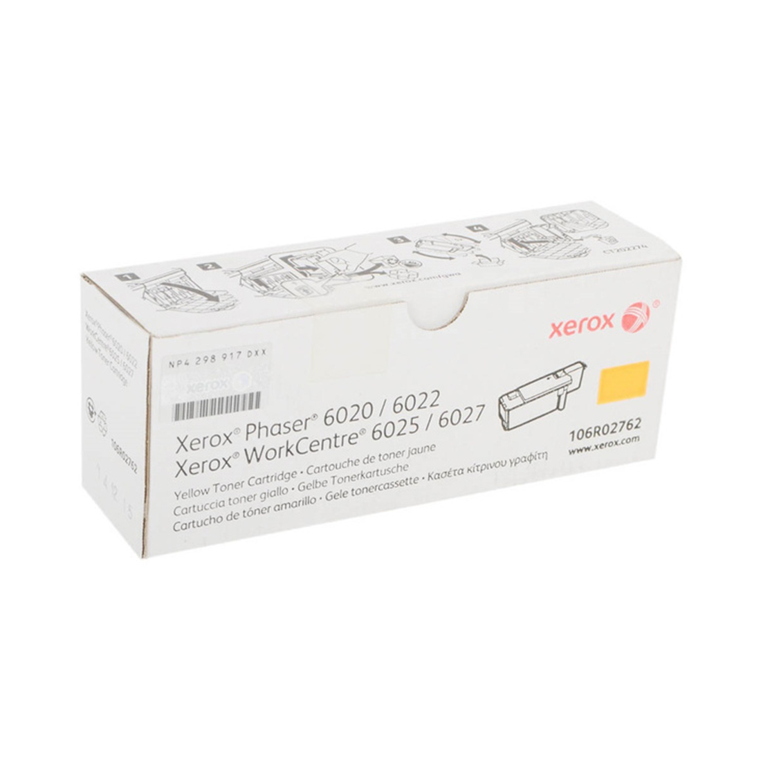 36200_1.jpg Тонер-картридж стандартной емкости Xerox 106R02762 (жёлтый)
