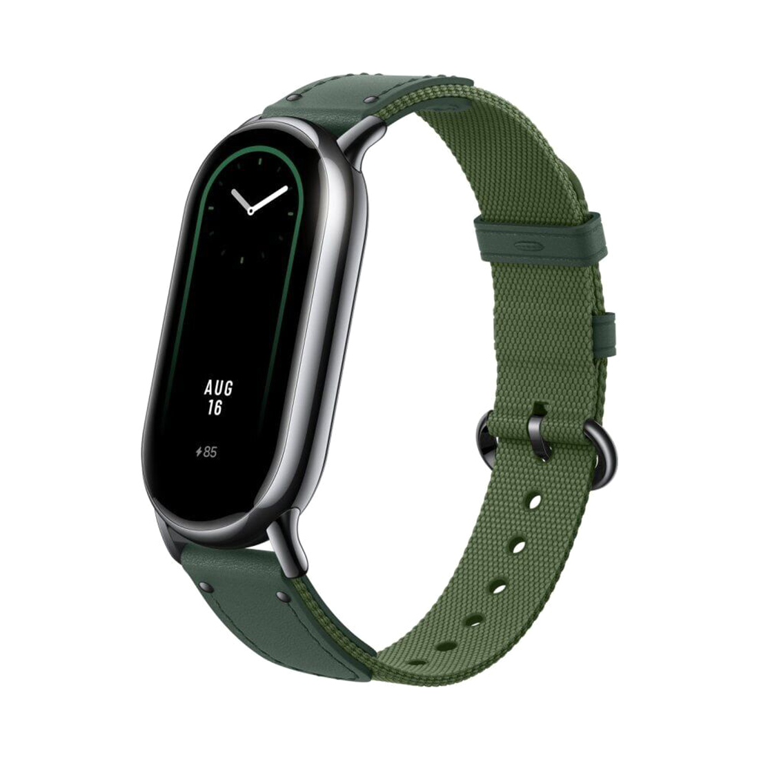 56248_1.jpg Сменный плетёный браслет для Xiaomi Smart Band 8 Green