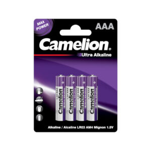 Батарейка CAMELION Ultra Alkaline LR03-BP4UT 4 шт. в блистере