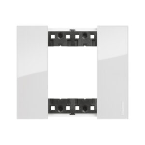 Рамка декоративная Bticino KA4802DW Living Now 2 модуля "Лед"