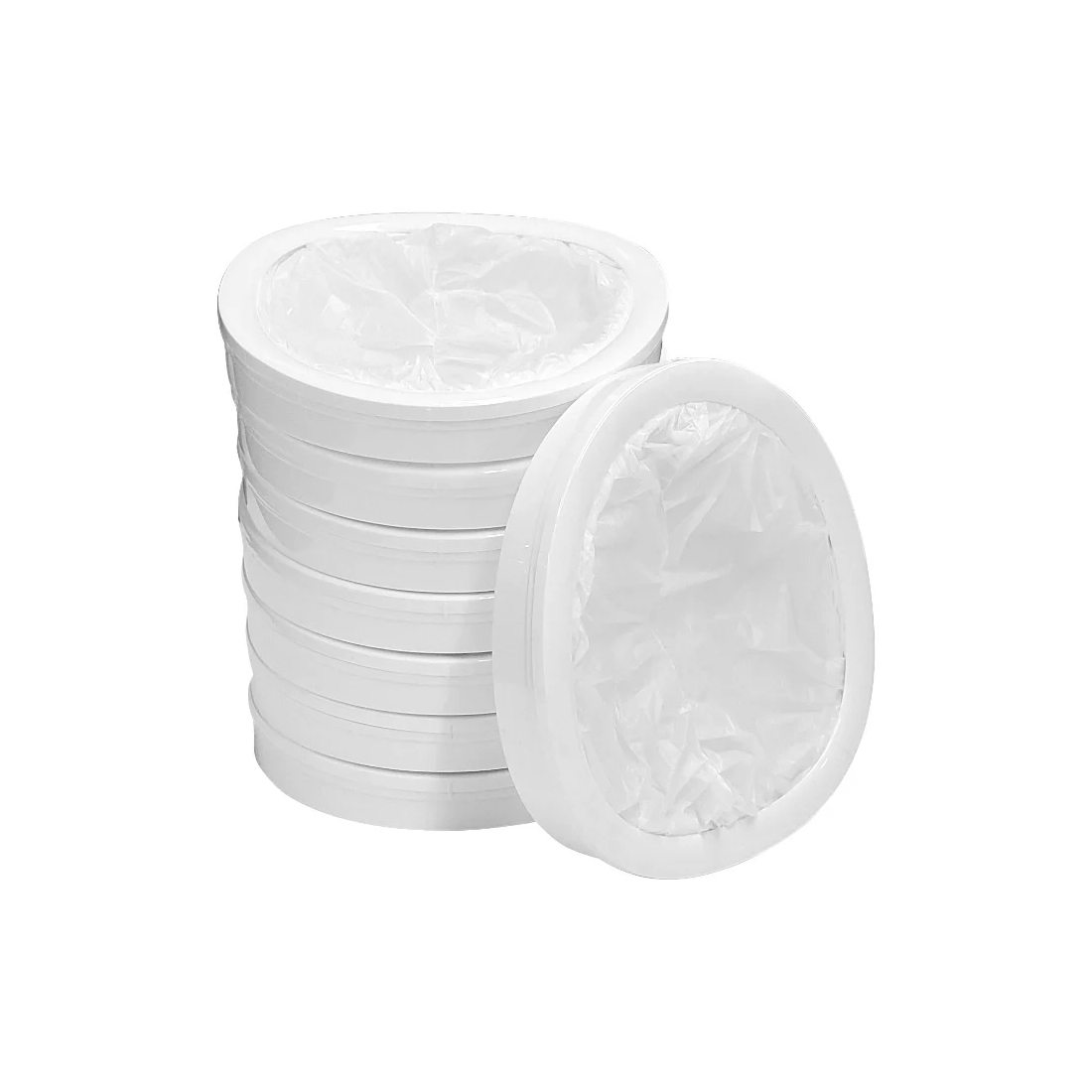 60994_1.jpg Сменные пакеты для умного мусорного ведра Townew Refill Ring R15 (96 шт. в упаковке) Белый