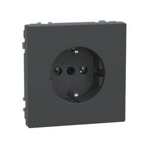 Розетка мех-м MERTEN MTN2301-6034 D-Life шторки винт.зажим антрацит
