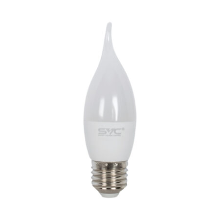 Лампа светодиодная SVC LED CB35-7W-E27-3000K Свеча на ветру Тёплый