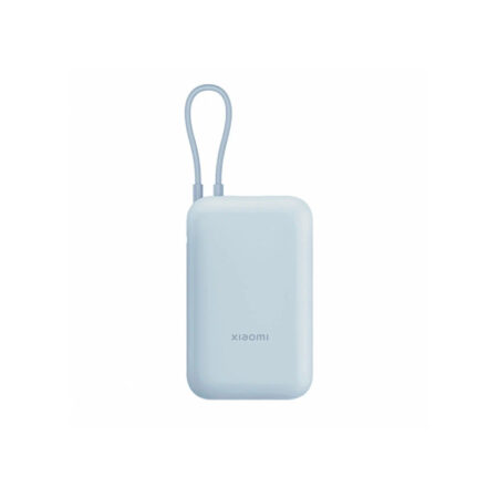 Портативный внешний аккумулятор Xiaomi Power Bank 10000mAh (Integrated Cable) Ice Blue GL