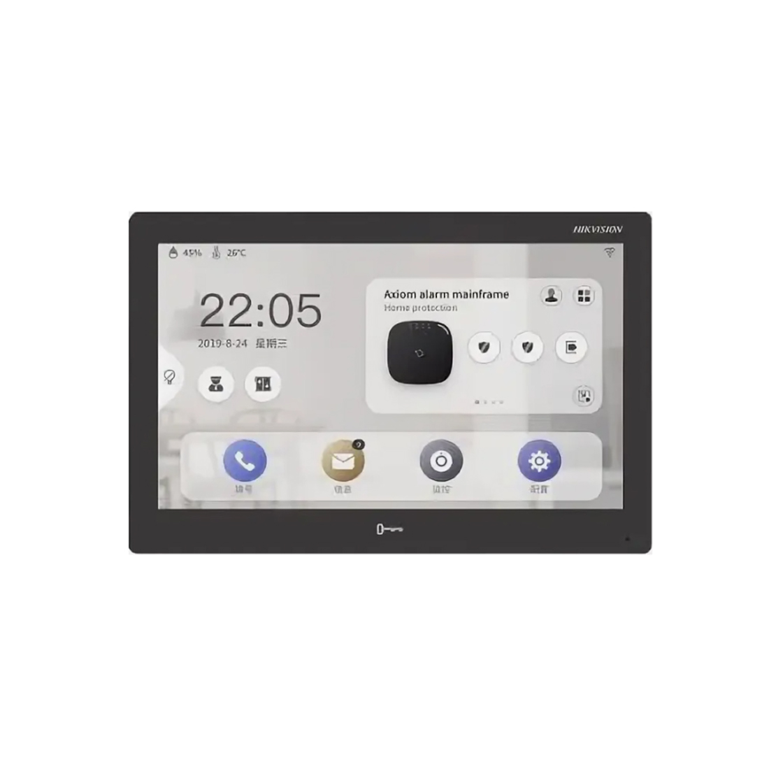 69255_1.jpg Монитор домофона Hikvision DS-KH9510-WTE1(B)(Black) 10,1"