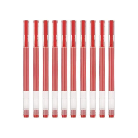 Гелевая ручка Xiaomi High-capacity Gel Pen (10-pack) Red