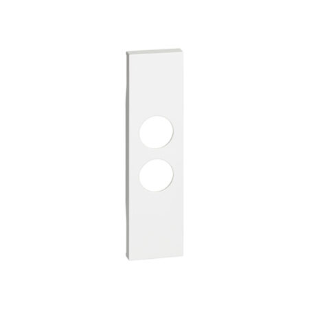 Лицевая панель Bticino KW09 Living Now для TV розеток с 2 отверстиями 1 модуль белый