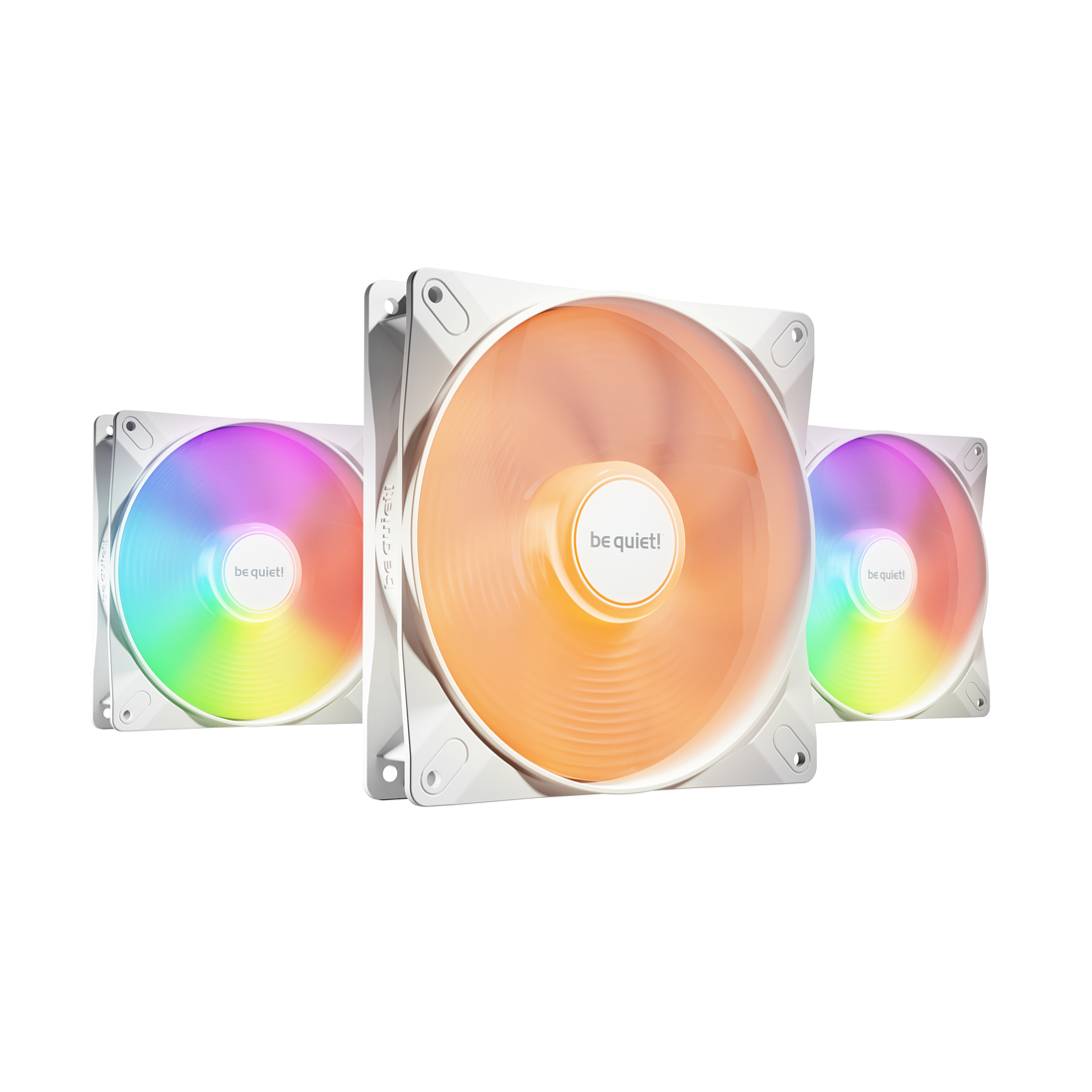 76001_1.jpg Вентилятор для компьютерного корпуса Bequiet! Light Wings LX 140mm PWM high-speed White Triple pack