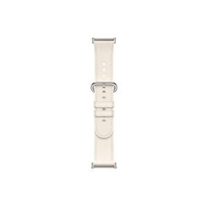 Кожаный сменный браслет Xiaomi Leather Quick Release Strap Cream white