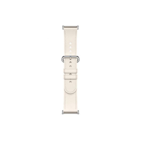 Кожаный сменный браслет Xiaomi Leather Quick Release Strap Cream white