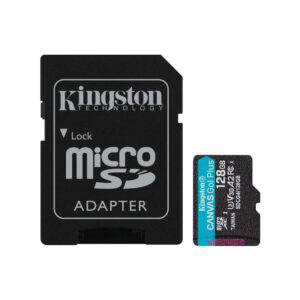 Карта памяти Kingston SDCG4/128GB Canvas Go Plus A2 U3 V30 128GB