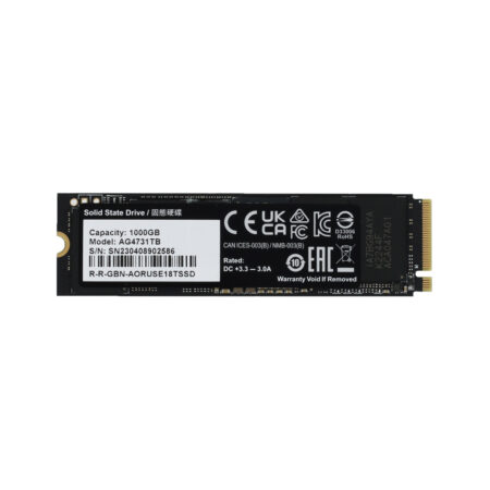 Твердотельный накопитель внутренний Gigabyte 7300 AORUS AG4731TB N 1TB M.2 2280 PCI-E 4.0x4 w/o heat