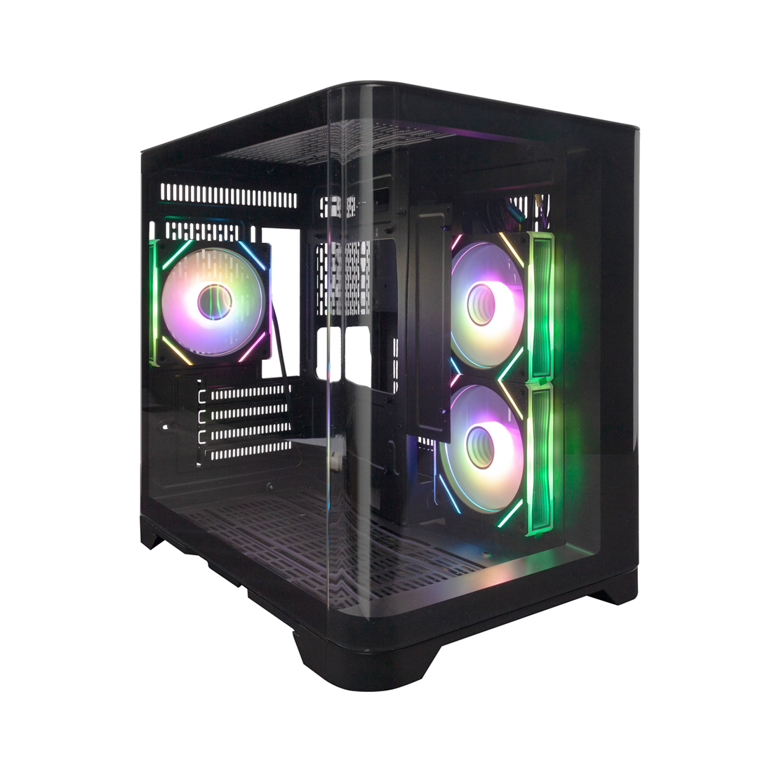 81153_1.jpg Компьютерный корпус 1STPLAYER UV5 BLACK без Б/П