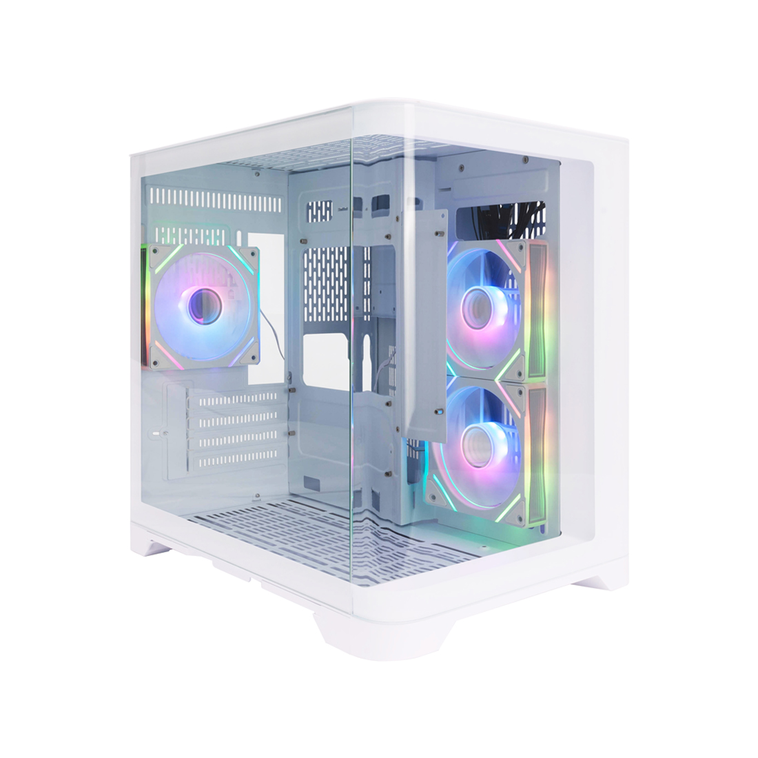 81154_1.jpg Компьютерный корпус 1STPLAYER UV5 WHITE без Б/П