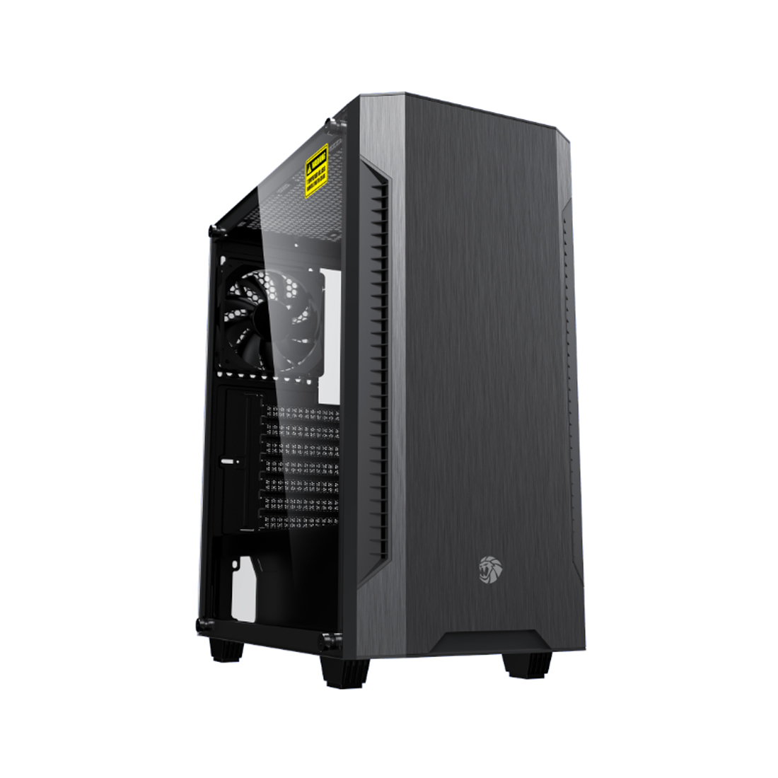 83837_1.jpg Компьютерный корпус Gamemax Fortress TG Black без Б/П