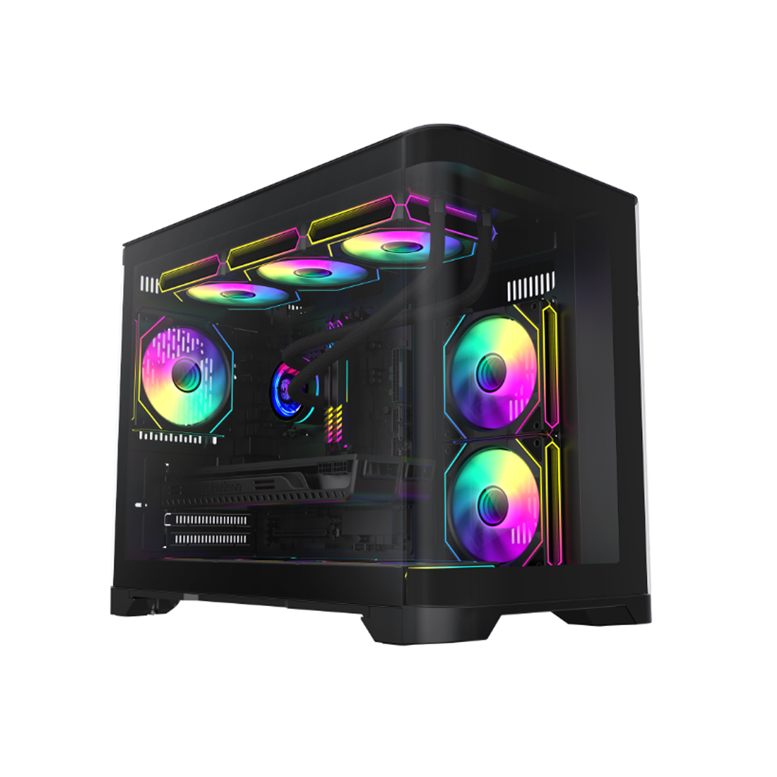 83845_1.jpg Компьютерный корпус Gamemax HYPE-M Black без Б/П