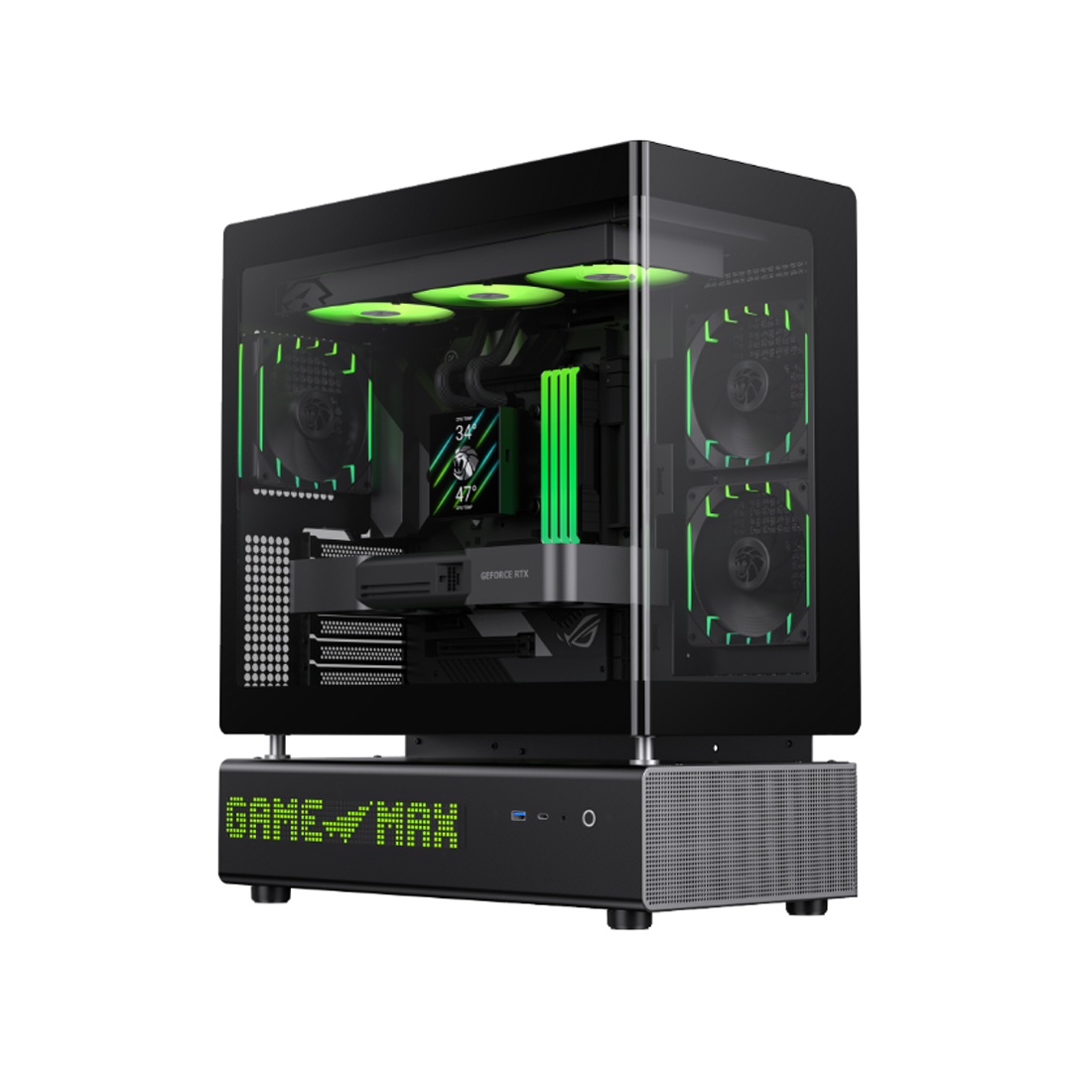 83848_1.jpg Компьютерный корпус Gamemax N90 BG Grey без Б/П