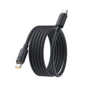 Интерфейсный кабель Baseus Foamed Silicone Pro Magnetic USB-C to USB-C 100W Black 1m (E0426D00)