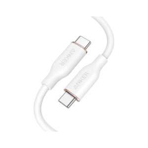 Интерфейсный кабель Anker PowerLine III Flow USB-C to USB-C (A8552H21) Белый