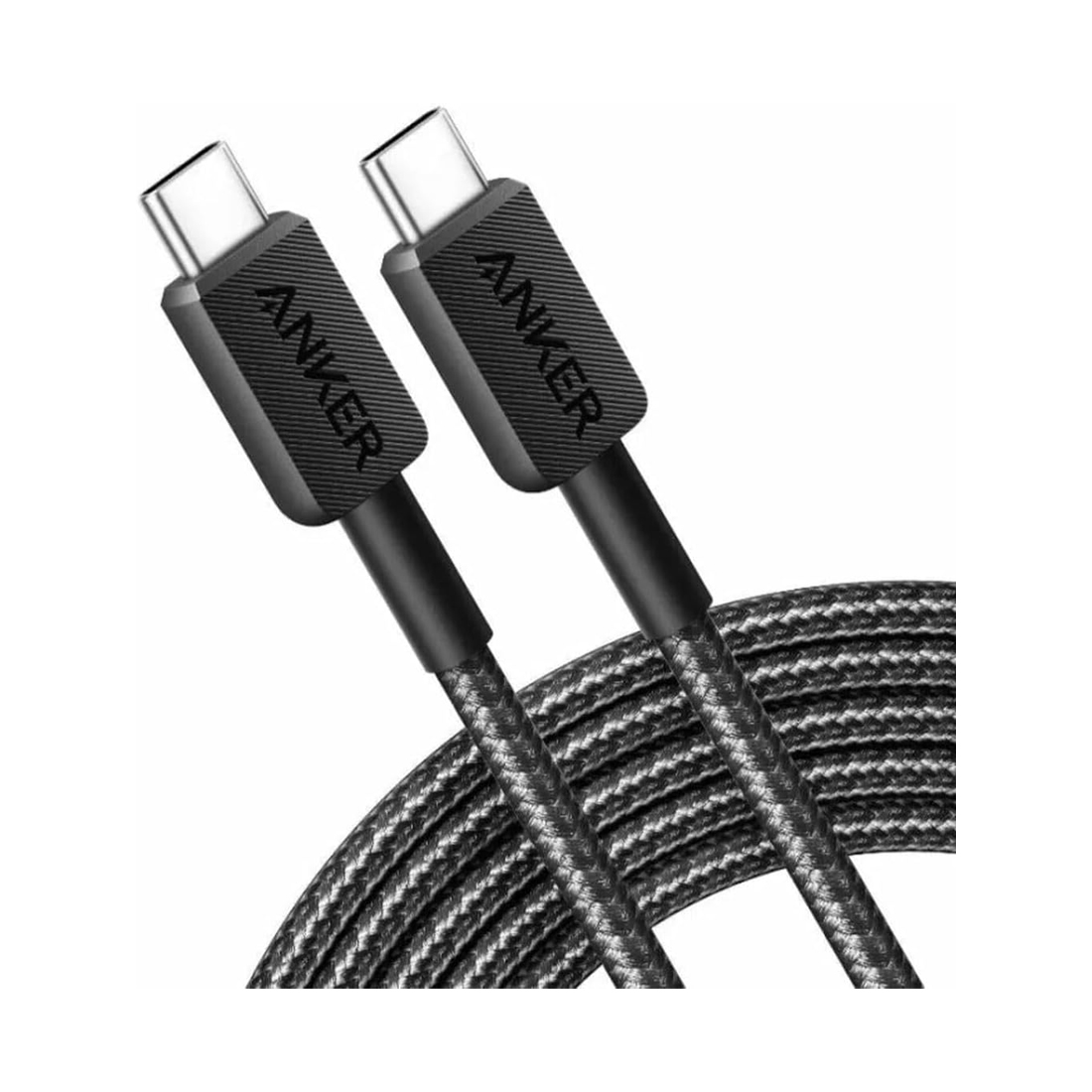 85531_1.jpg Интерфейсный кабель Anker 322 USB-C to USB-C Cable 1м (A81F5G11) Черный