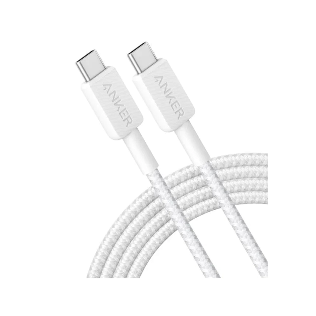 85532_1.jpg Интерфейсный кабель Anker 322 USB-C to USB-C Cable 1М (A81F5G21) Белый