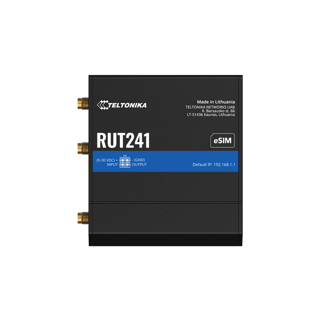 87626_1.jpg Роутер Teltonika RUT241 LTE CAT 4 ROUTER (МАРШРУТИЗАТОР)