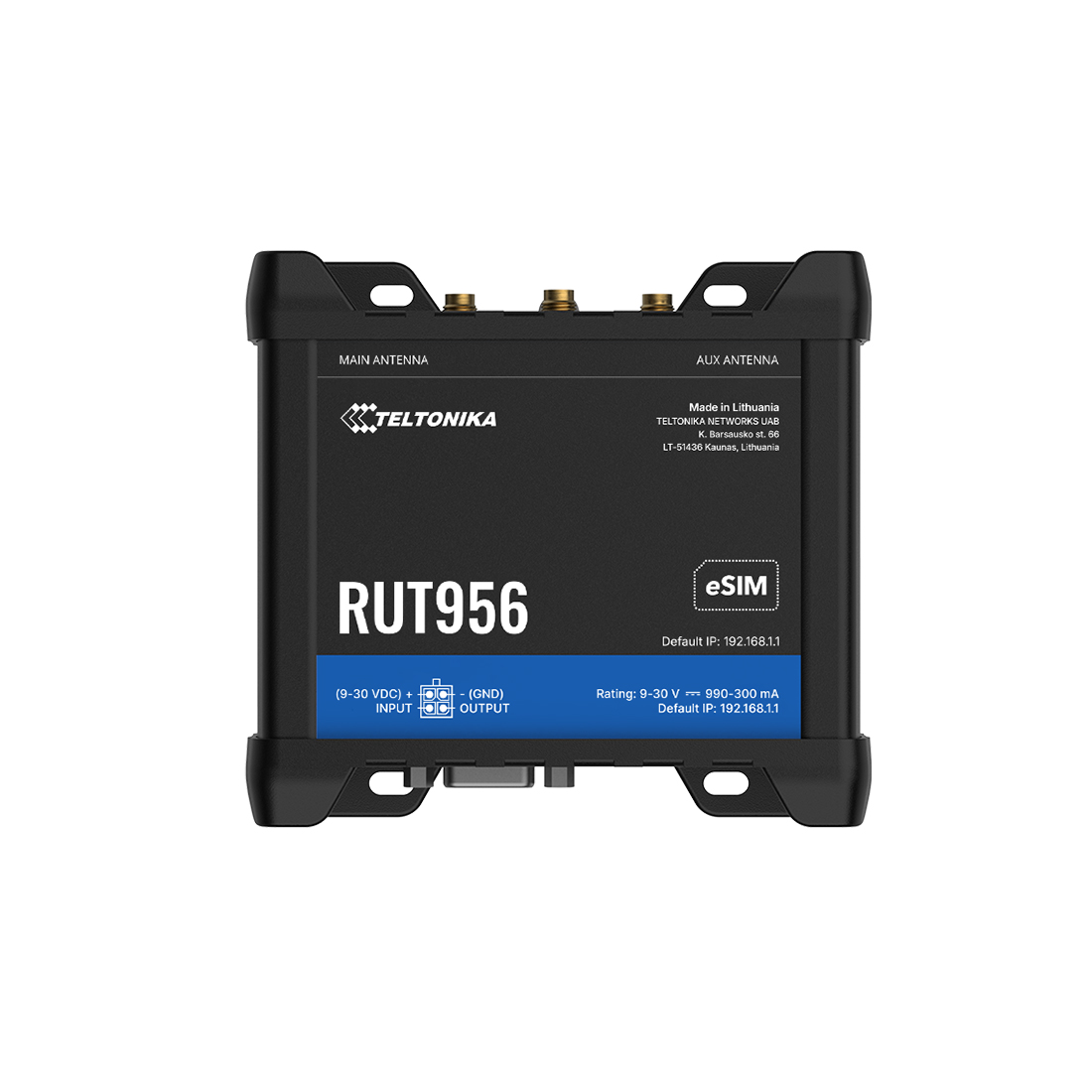87630_1.jpg Роутер Teltonika RUT956 LTE CAT 4 ROUTER