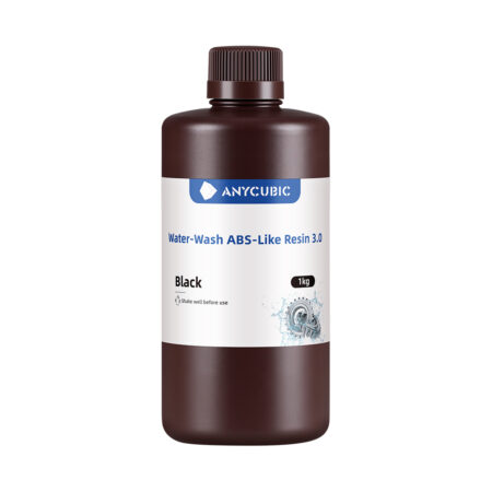 Фотополимерная смола для 3D-печати Anycubic Water-Wash ABS-Like Resin 3.0 SSXAB3BK-10 (черный)