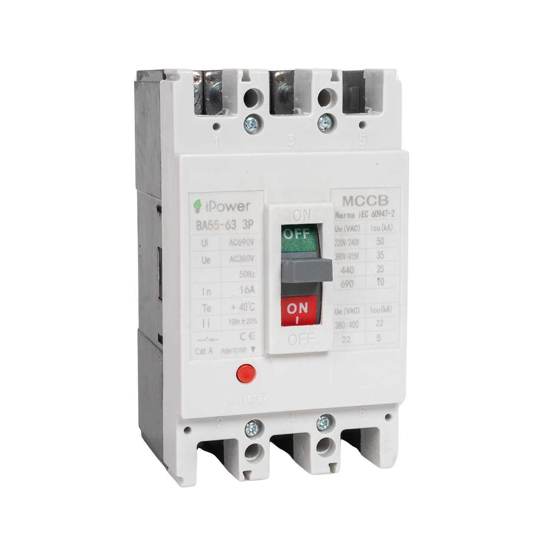 15722_1.jpg Автоматический выключатель iPower ВА55-63 3P 16A