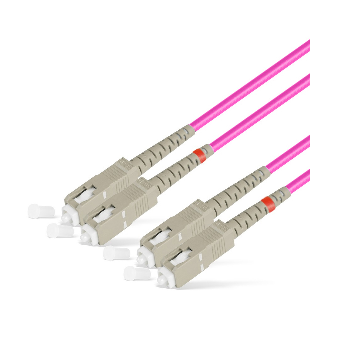 16907_1.jpg Патч Корд Оптоволоконный SC/UPC-SC/UPC MM OM4 50/125 Duplex 3.0мм 1 м