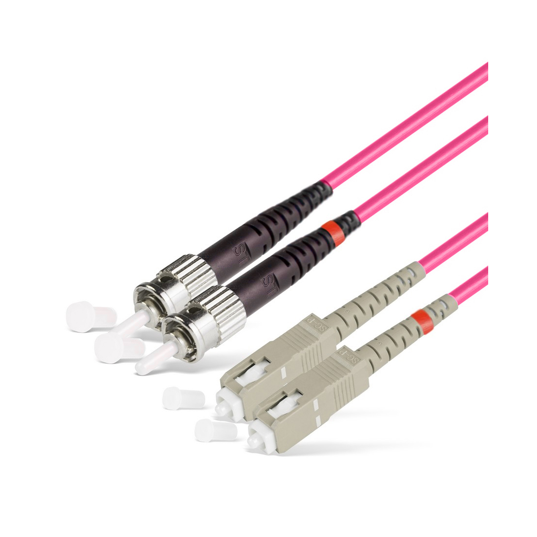16908_1.jpg Патч Корд Оптоволоконный SC/UPC-ST/UPC MM OM4 50/125 Duplex 3.0мм 1 м