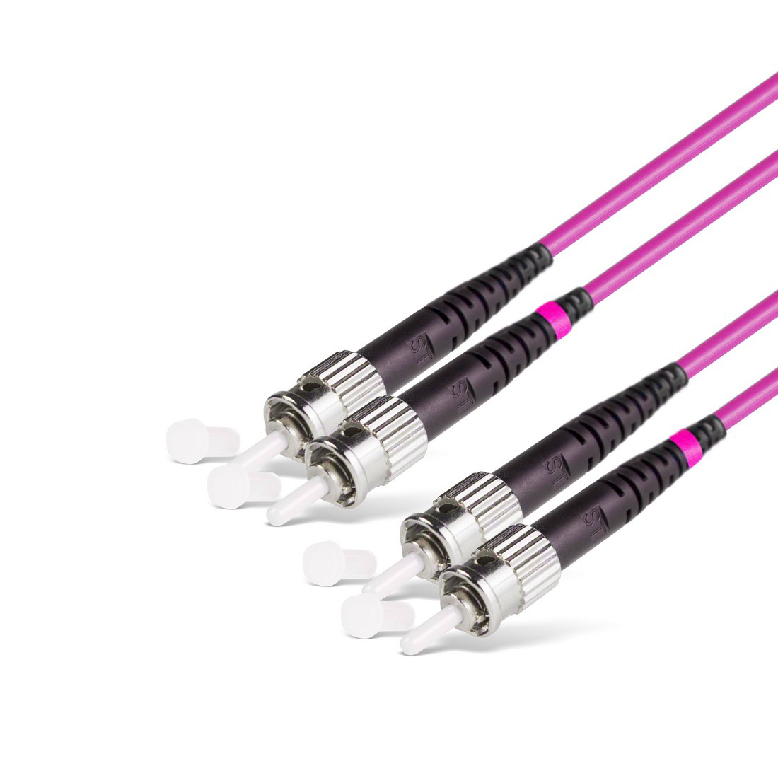 16909_1.jpg Патч Корд Оптоволоконный ST/UPC-ST/UPC MM OM4 50/125 Duplex 3.0мм 1 м