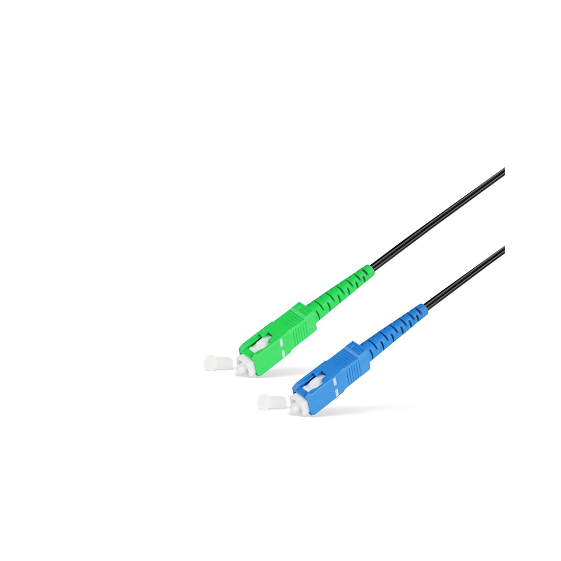 16975_1.jpg Абонентский FTTH Патч Корд SС/UPC-SC/APC SM 1 м Black