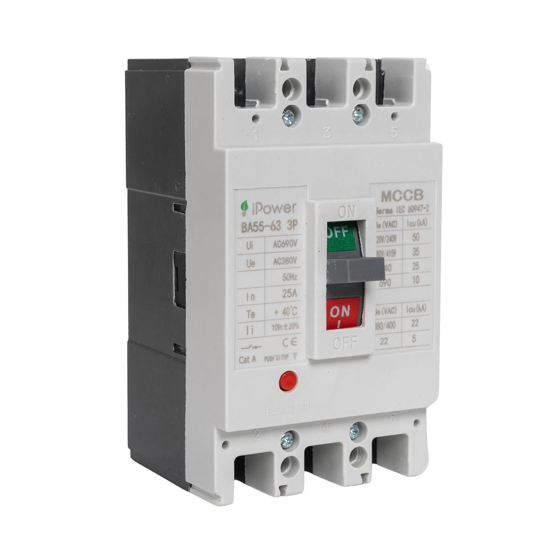 17563_1.jpg Автоматический выключатель iPower ВА55-63 3P 25A
