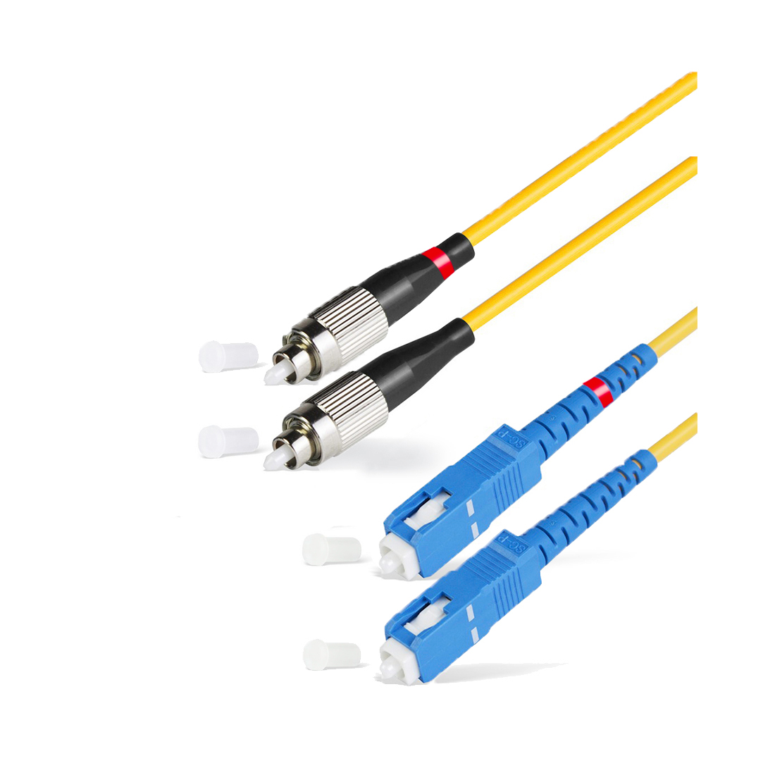 21549_1.jpg Патч Корд Оптоволоконный SC/UPC-FC/UPC SM 9/125 Duplex 2.0мм 1 м