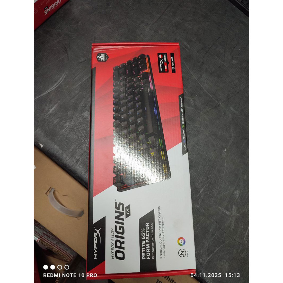 Клавиатура HyperX Alloy Origins 65 4P5D6AX#ACB