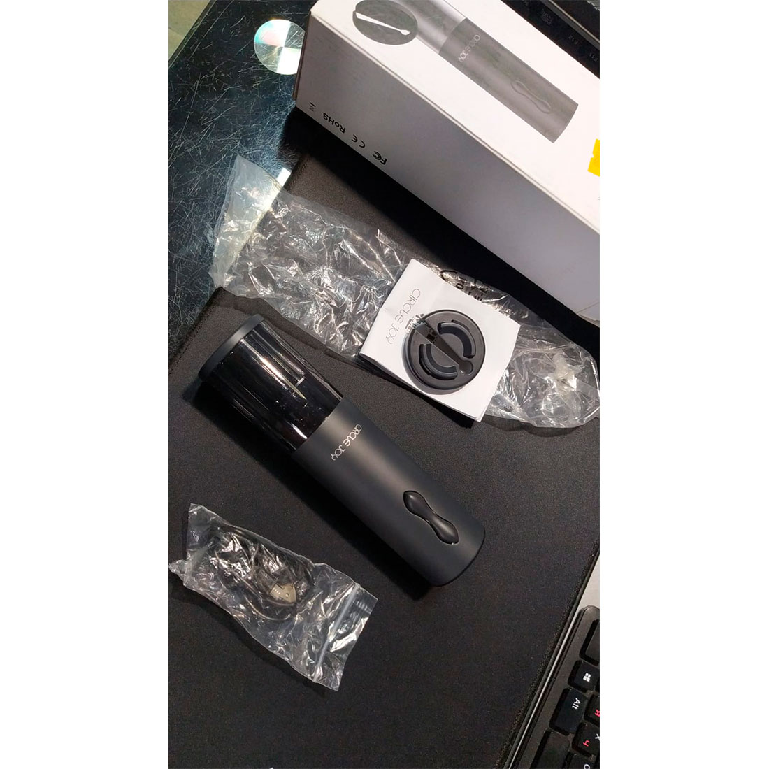 Автоматический штопор Circle Joy Mini Electric Wine Opener Черный