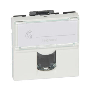 Розетка 1xRJ45 Cat.5 Legrand Mosaic 2 поста
