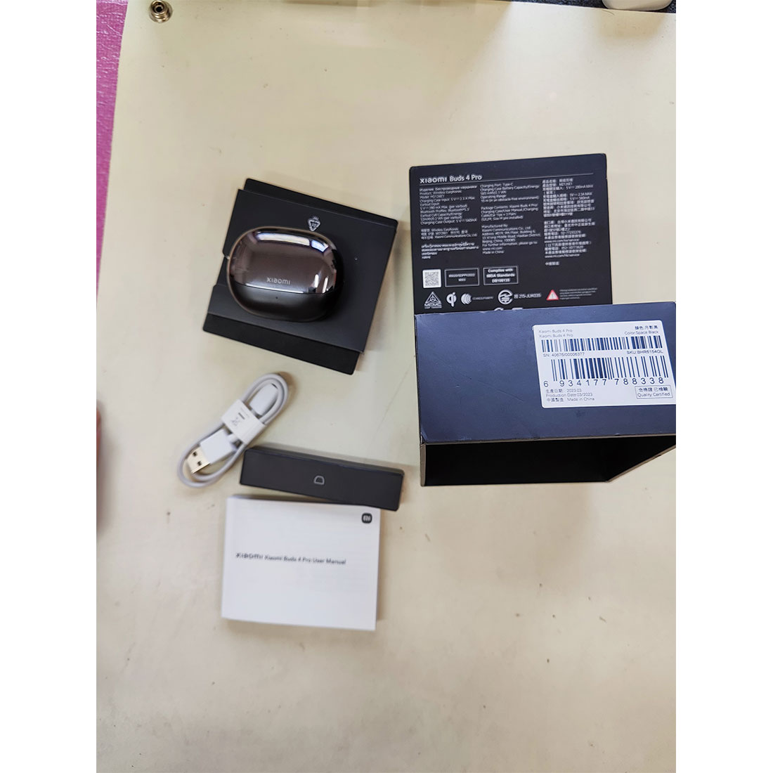 Наушники Xiaomi Buds 4 Pro Черный