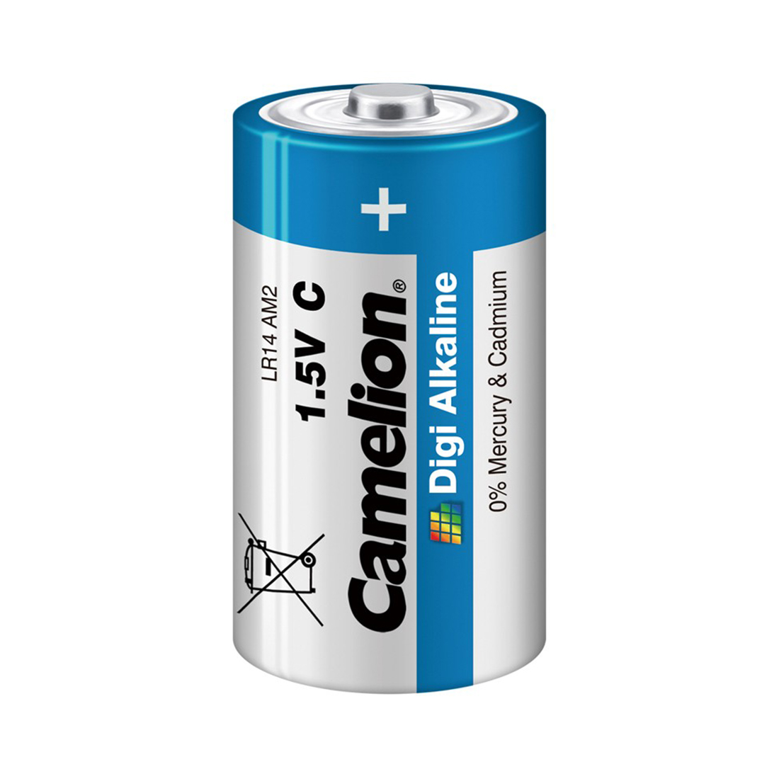 50319_1.jpg Батарейка CAMELION Digi Alkaline LR14-BP2DG 2 шт. в блистере