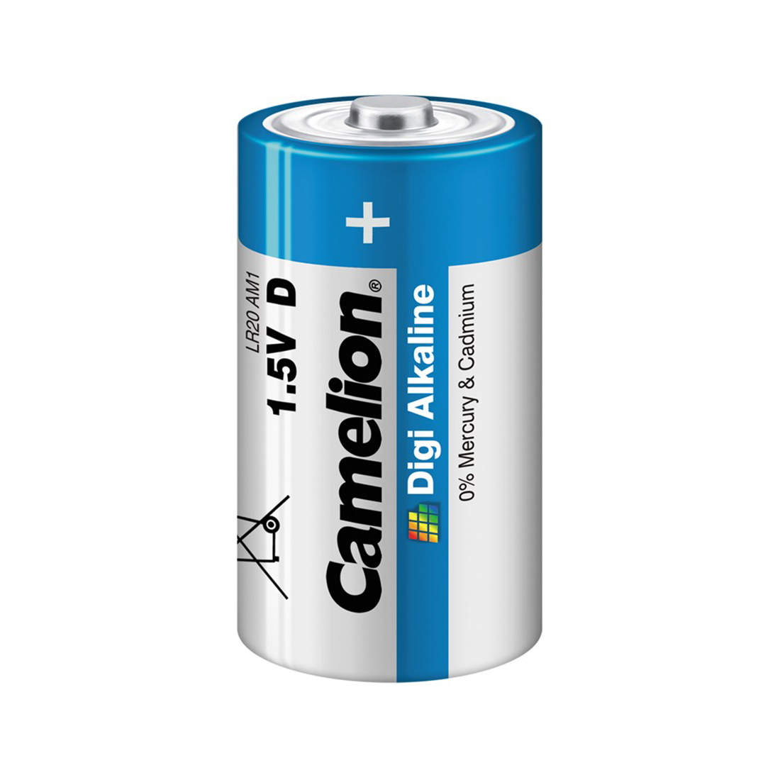 50320_1.jpg Батарейка CAMELION Digi Alkaline LR20-BP2DG 2 шт. в блистере