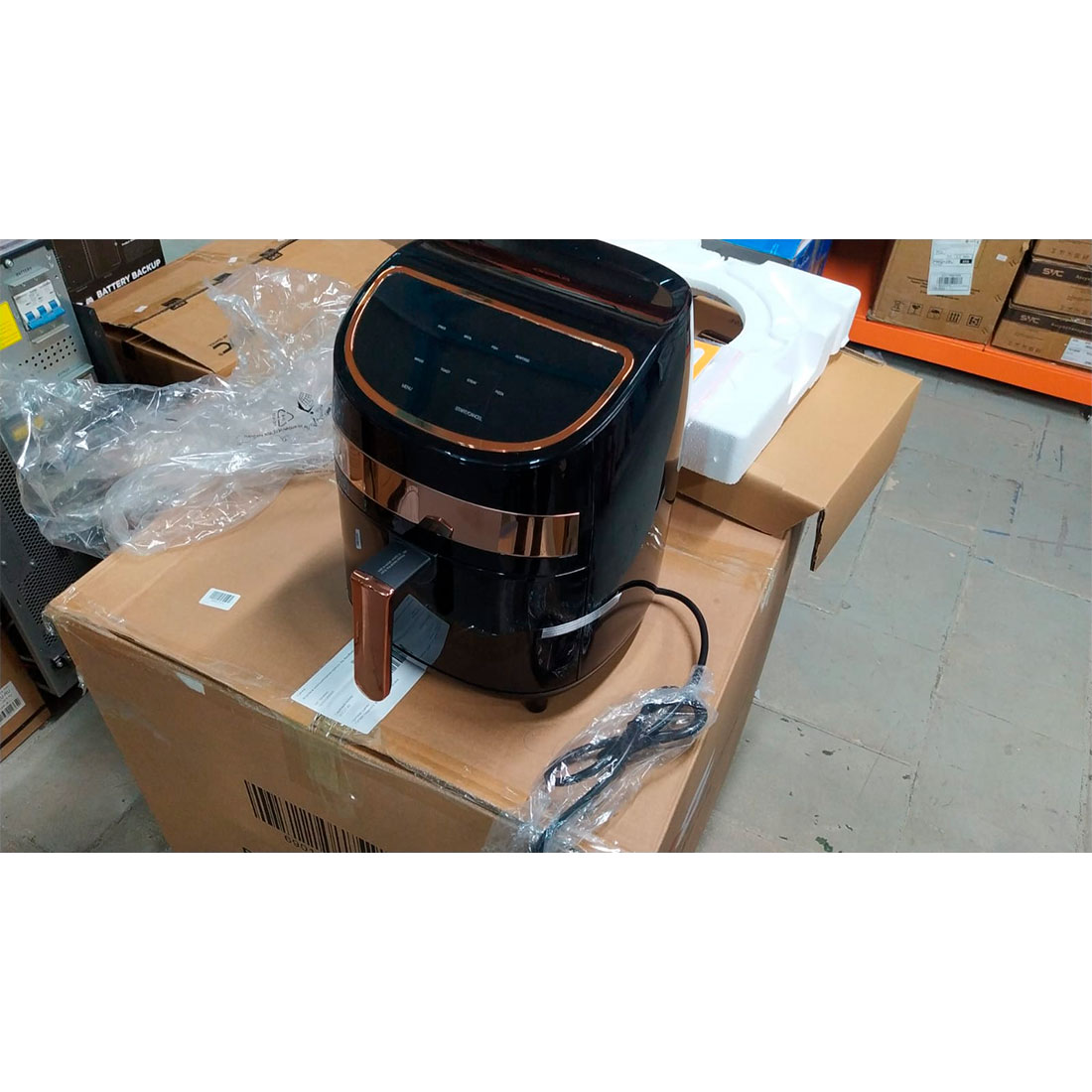 50371y_1.jpg Аэрофритюрница Deerma Air Fryer DEM-KZ100 Черный