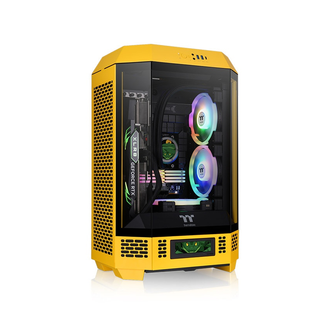 84553_1.jpg Компьютерный корпус Thermaltake The Tower 300 Bumblebee без Б/П