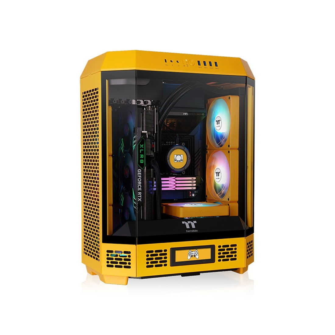 84570_1.jpg Компьютерный корпус Thermaltake The Tower 600 Bumblebee без Б/П