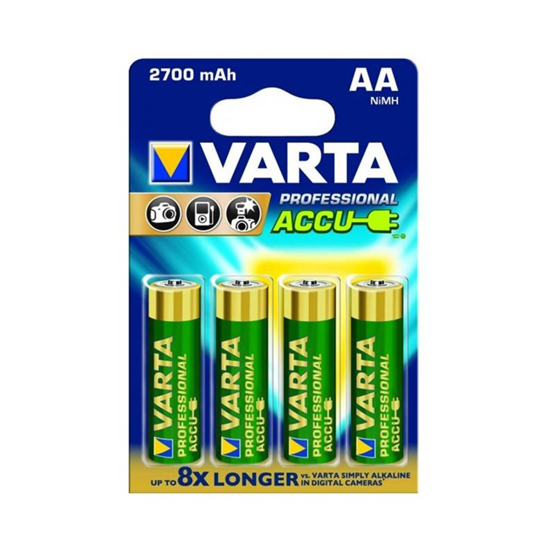 88098_1.jpg Аккумулятор VARTA R2U Mignon 1.2V - HR6/ AA 2700 мАч (4 шт)