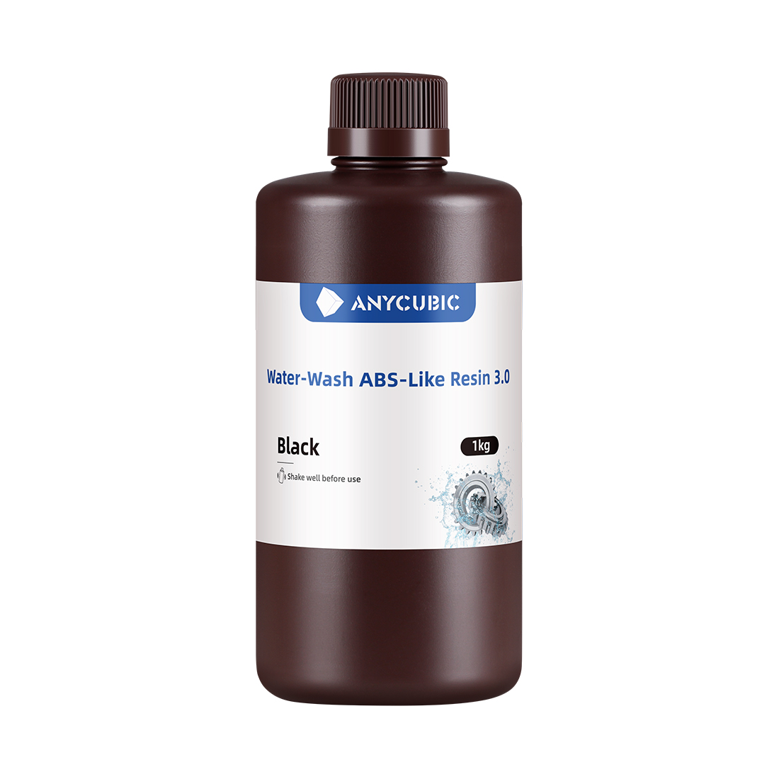88805_1.jpg Фотополимерная смола для 3D-печати Anycubic Water-Wash ABS-Like Resin 3.0 SSXAB3BK-10 (черный)